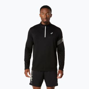 Чоловіча бігова лонгслівка Asics Icon LS 1/2 Zip performance black/cream