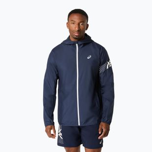 Куртка для бігу чоловіча ASICS Icon midnight/cream