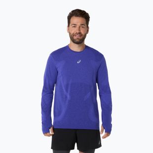 Чоловіча бігова лонгслівка ASICS Road Seamless cobalt burst/eggplant