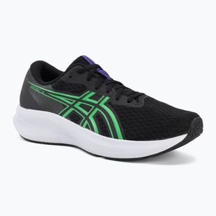 Кросівки для бігу чоловічі ASICS Patriot 14 black/vital green