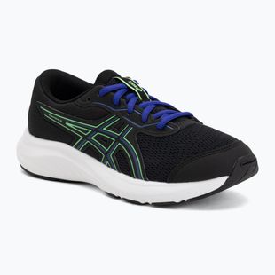 Кросівки для бігу дитячі ASICS Contend 9 GS black/vital green