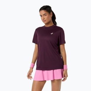 Футболка для тенісу жіноча ASICS Court Top W dark aubergine