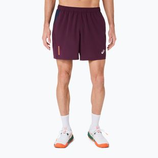 Шорти тенісні чоловічі ASICS Padel Court 7IN dark aubergine