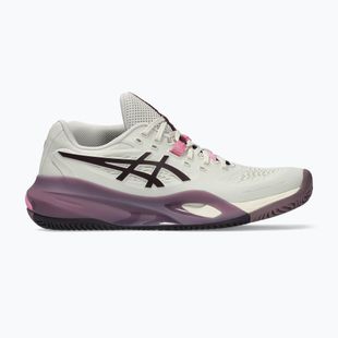 Кросівки тенісні жіночі ASICS Gel-Resolution X Clay soft oat/dark aubergine