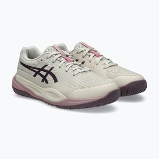 Кросівки тенісні дитячі ASICS Gel-Resolution X GS soft oat/dark aubergine