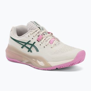 Кросівки для паделя жіноче Asics Gel-Resolution X Padel Soft Oat/Jewel Green