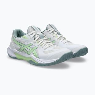 Кросівки волейбольні жіночі ASICS Gel-Tactic 13 white/illuminate yellow