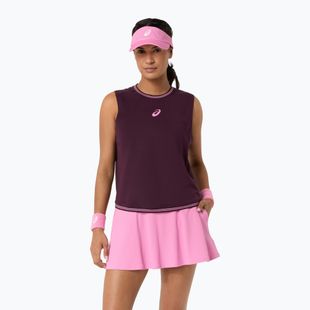 Футболка для тенісу жіноча ASICS Game Sleeveless Top W dark aubergine