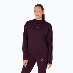 Кофта для бігу жіноча ASICS Nagino Run Winter Hoodie dark aubergine