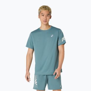 Футболка для бігу чоловіча ASICS Icon foggy teal