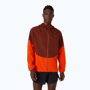 Куртка для бігу чоловіча ASICS Metarun Legend Jacket cherry tomato/singed red