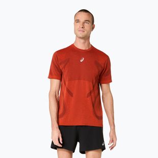 Футболка для бігу чоловіча ASICS Road Seamless Top singed red