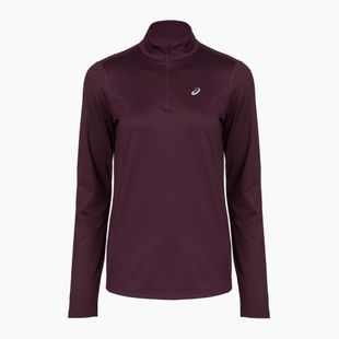 Лонгслів для бігу жіночий ASICS Core 1/2 Zip Winter Top dark aubergine