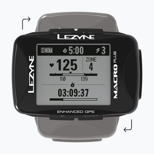 Велокомп'ютер Lezyne MACRO PLUS GPS SMART LOADED set чорний LZN-1-GPS-MACRO-V104-SL