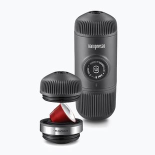 Портативна кавоварка Wacaco Nanopresso 80 мл + адаптер NS black