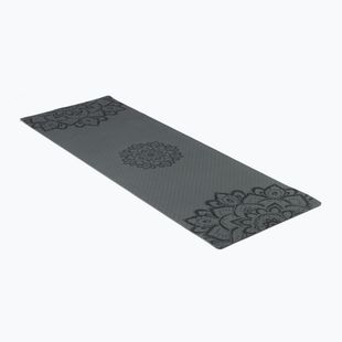 Килимок для йоги  Yoga Design Lab Flow Pure 6 мм зелений Mandala Charcoal