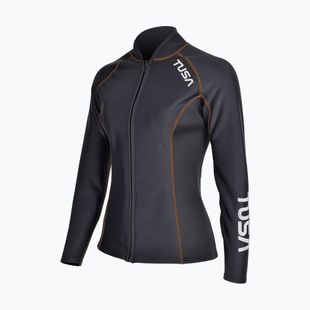 Лонгслів для плавання жіночий TUSA Rashguard Thermal black