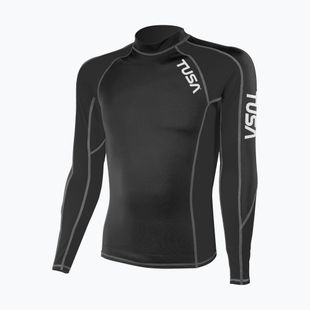Лонгслів для плавання чоловічий TUSA Black rashguard