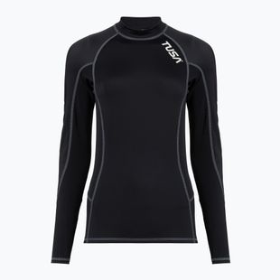Лонгслів для плавання жіночий TUSA Black rashguard