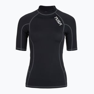 Футболка для плавання жіноча TUSA Black rashguard