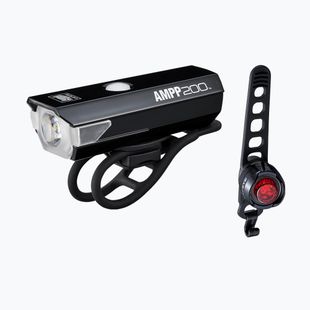 Комплект ліхтариків велосипедних CatEye AMPP 200 HL-EL042RC / ORB-RC TL-LD160RC black