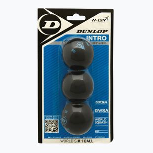 М'ячі для сквошу Dunlop Intro blue dot 3 шт.