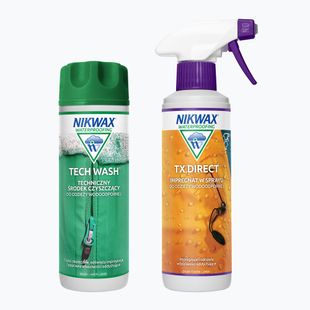 Набір для догляду за одягом від дощу Nikwax Tech Wash + TX.Direct Spray-On 2 x 300 мл 