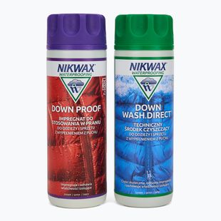 Nikwax Down Wash Direct & Down Proof 2 x 300 мл для догляду за одягом та спорядженням з наповнювачем з пуху