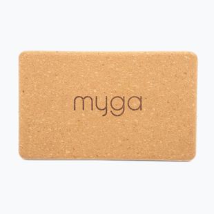 Блок для йоги Myga Cork Block brown
