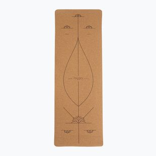 Килимок для йоги Myga Alignment XL 6 mm brown