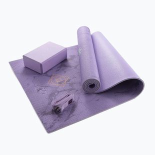 Набір для йоги Myga Chakra Yoga Set mat + block + purple strap