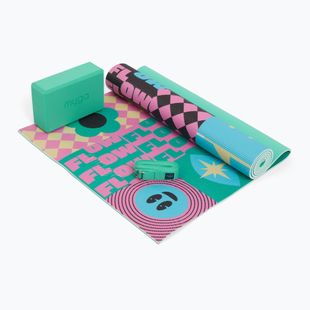 Набір для йоги Myga Spirit Yoga Set mat + block + turquoise strap