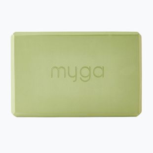 Блок для йоги Myga Foam Block green