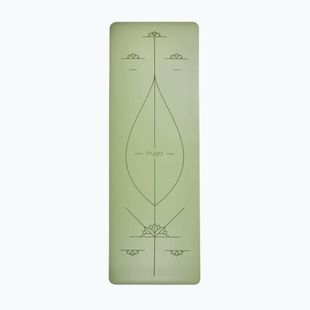 Килимок для йоги Myga Alignment XL 6 mm green