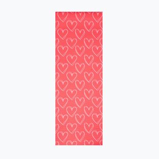 Килимок для йоги Myga Heart Limited Edition red