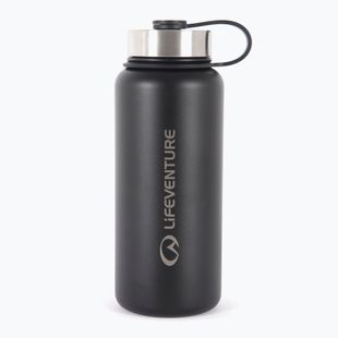 Пляшка термічна Lifeventure Stainless Steel Flask 1000 мл black