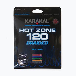 Струни для ракеток для сквошу Karakal Hot Zone Braided 120 11 black