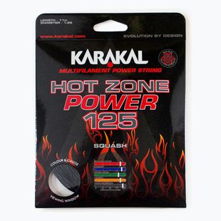 Струни для сквошу Karakal Hot Zone Power 125 11 м black