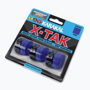 Обмотка для ракети для сквошу Karakal X Tak 3 pack blue