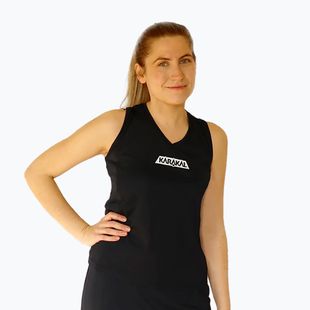 Футболка для сквошу жіноча Karakal Pro Tour Vest чорна KC5426