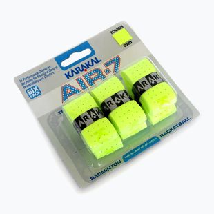 Обмотки для сквошу Karakal Air 7 Overwrap Grip 6 pack lime