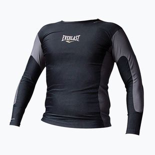 Футболка компресійна чоловіча Everlast Rashguard Longsleeve чорна 4430