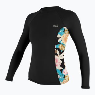 Лонгслів для плавання жіночий O'Neill Side Print Rash Guard black/mikah floral