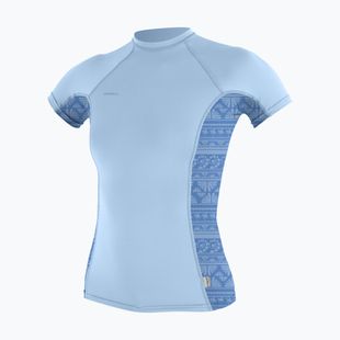 Футболка для плавання жіноча O'Neill Hyperfreak Skins Rash Guard chambray blue/surf abstract