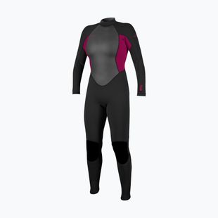 Гідрокостюм жіночий O'Neill Reactor-2 3/2 Back Zip Full J18 black/punk pink