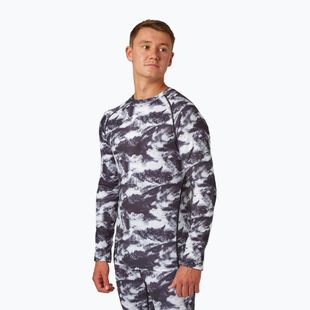 Лонгслів термоактивний чоловічий Surfanic Bodyfit Limited Edition Crew Neck white out print