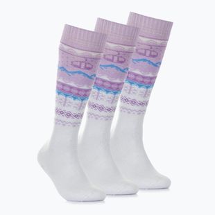 Шкарпетки гірськолижні Surfanic Pro Tech Fairisle 3 pak ice lilac