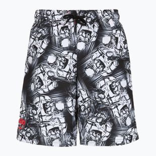 Шорти для плавання дитячі Speedo Print Leisure 17" black/white
