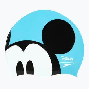 Шапочка для плавання дитяча Speedo Slogan Print blue/black