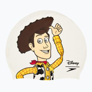 Шапочка для плавання дитяча Speedo Slogan Print Woody white/yellow